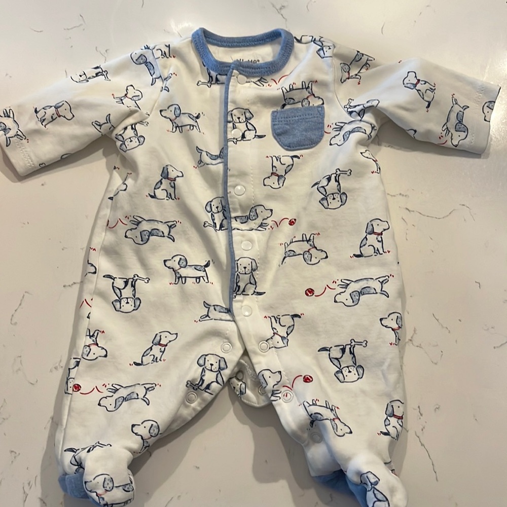 Newborn puppy footie